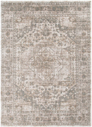 Majestic August Distressed Vintage Cream Olive Rug