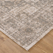 Majestic August Distressed Vintage Cream Olive Rug