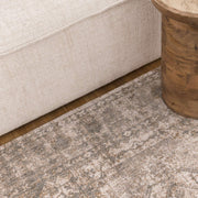 Majestic August Distressed Vintage Cream Olive Rug