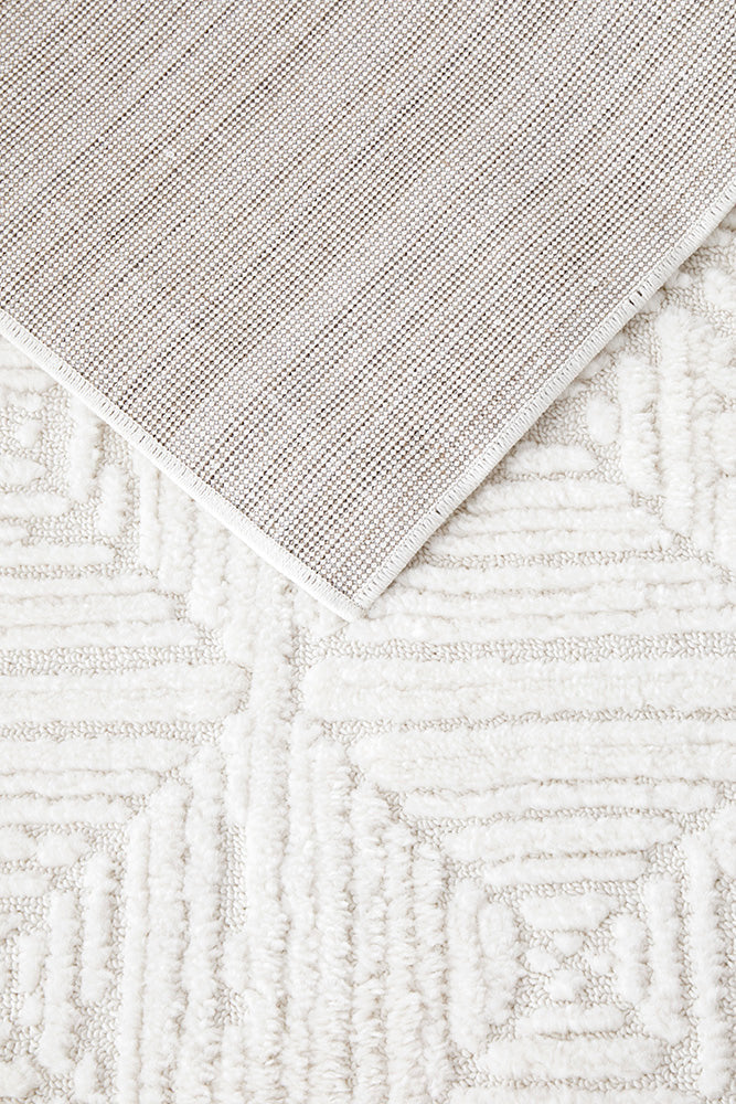 Serenade Shilo White Runner Rug