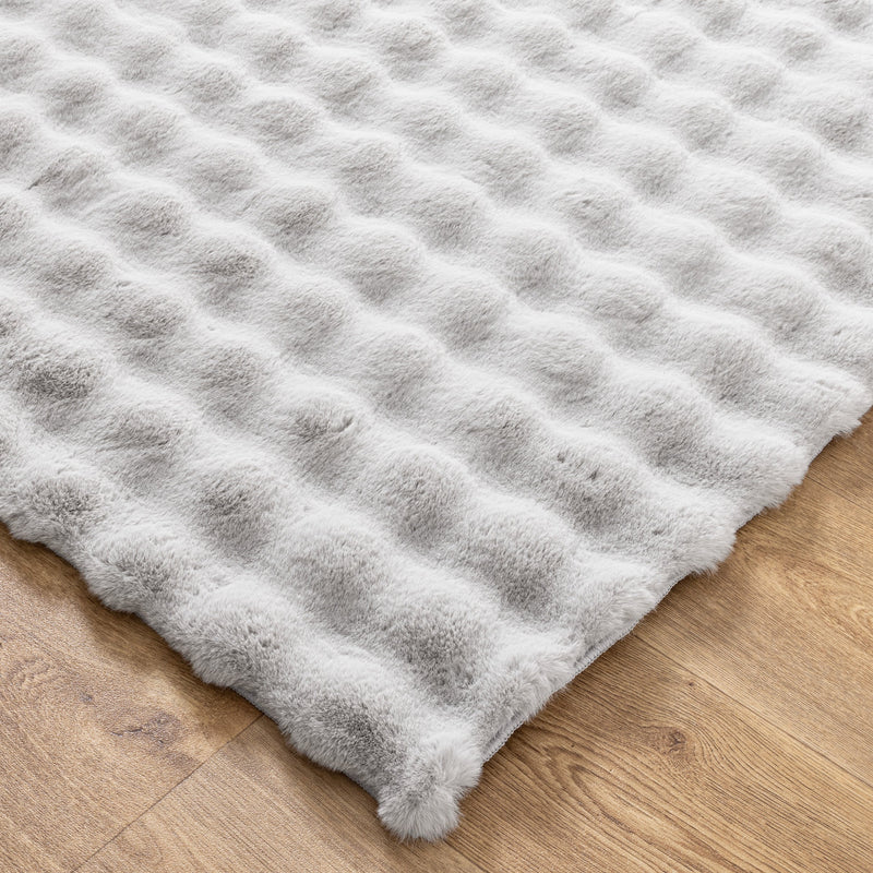 Clarity Washable Silver Rug