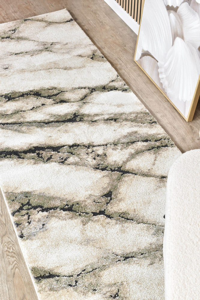 Sophia Mist Green Runner Rug