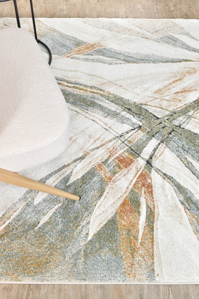 Sophia Moss Green Rust Rug