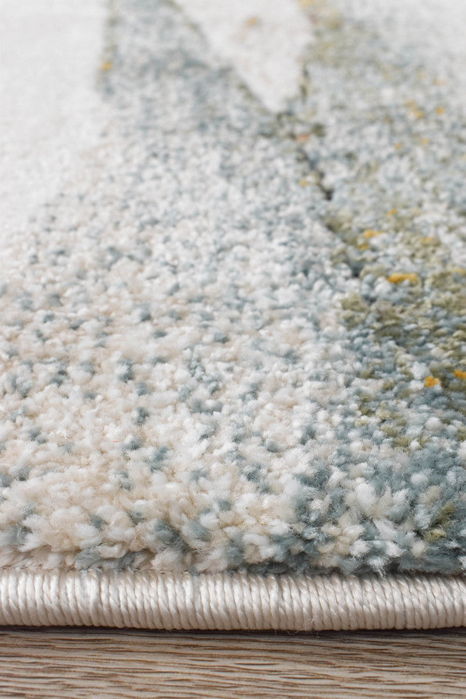 Sophia Moss Green Rust Rug