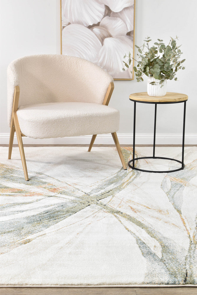 Sophia Moss Green Rust Rug