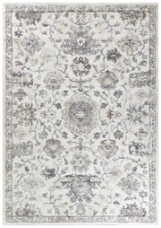 Sophia Pearl Bloom Grey Beige Rug