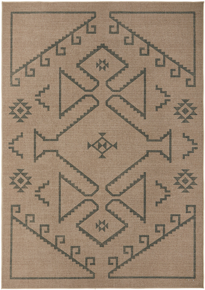 Heliacal Victor Natural Washable Rug