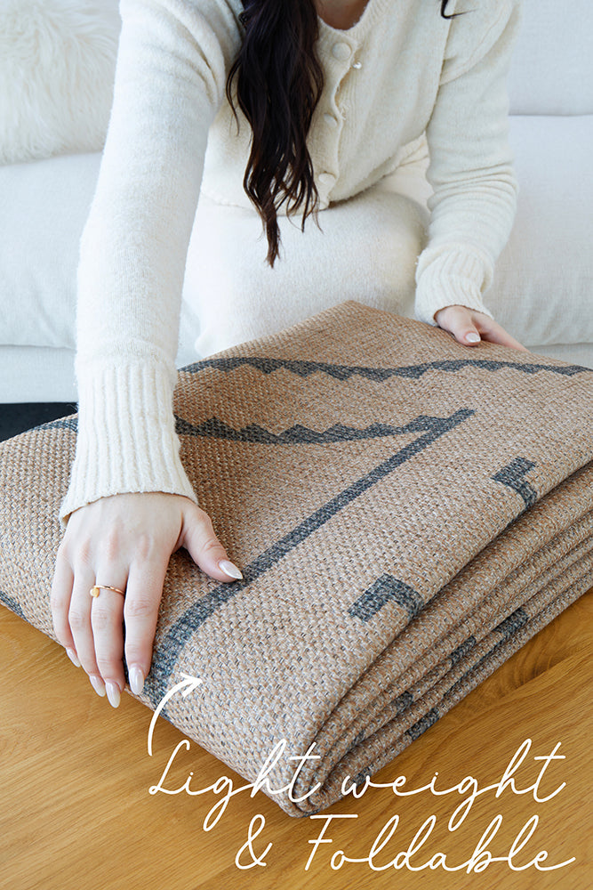 Heliacal Victor Natural Washable Rug