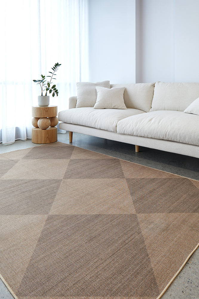 Heliacal Nasir Natural Washable Rug