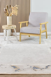 Sultana Border Navy Cream Rug