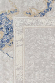 Sultana Border Navy Cream Rug