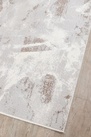 Sultana Lasting Beige Grey Runner Rug