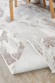 Sultana Lasting Beige Grey Runner Rug