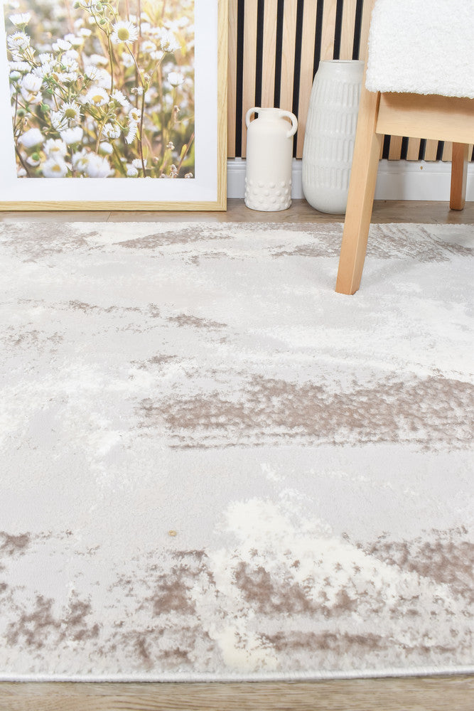 Sultana Lasting Beige Grey Runner Rug