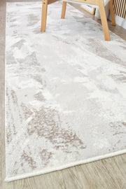 Sultana Lasting Beige Grey Runner Rug