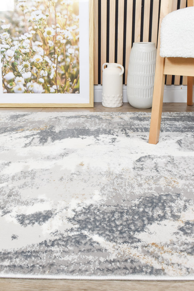 Sultana Lasting Grey Grey Runner Rug