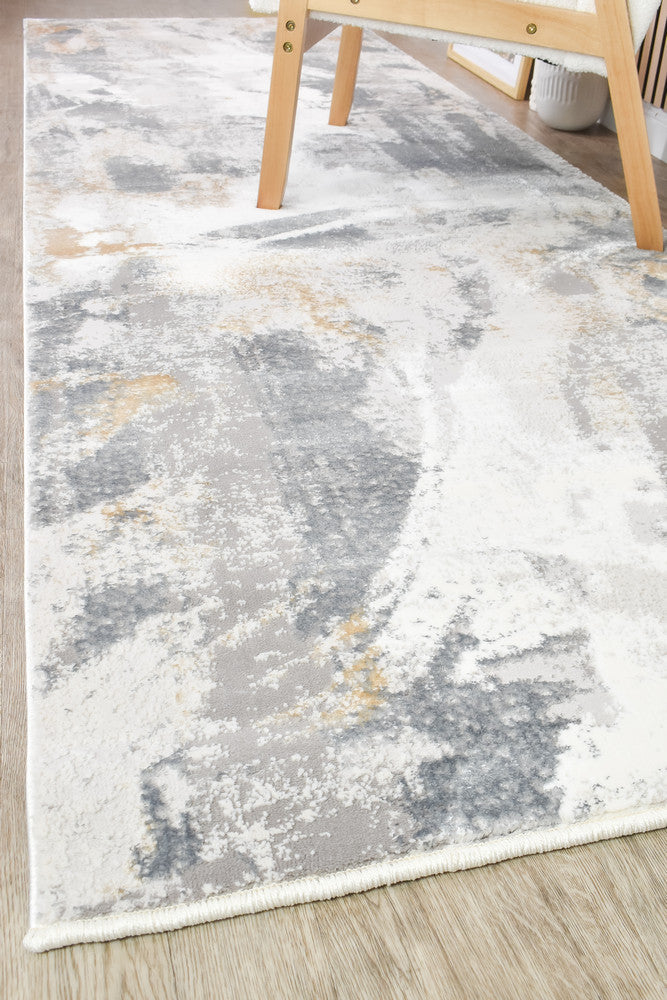 Sultana Lasting Grey Grey Runner Rug