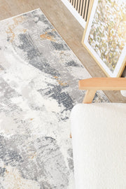 Sultana Lasting Grey Grey Runner Rug