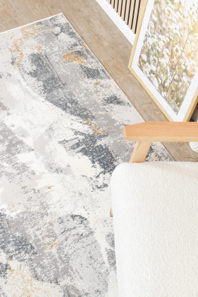 Sultana Lasting Grey Grey Runner Rug