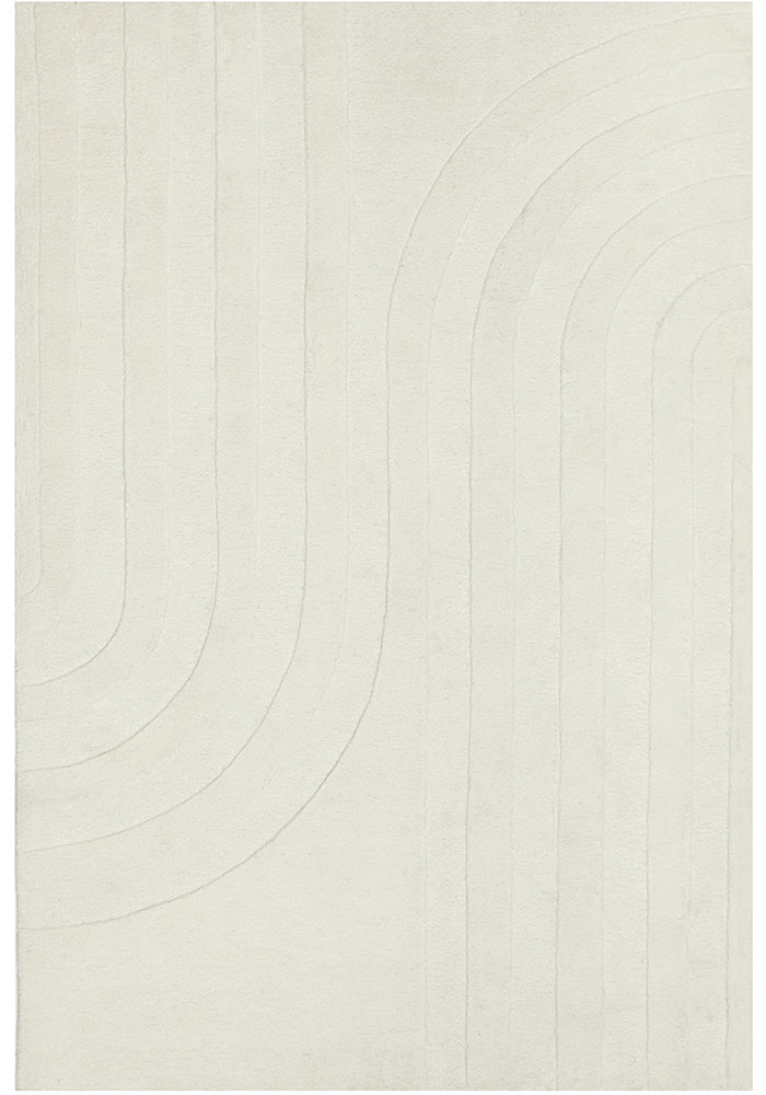 Crest Trail White Rug
