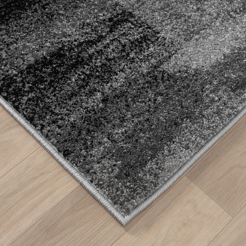 Shale layered Grey Runner Rug