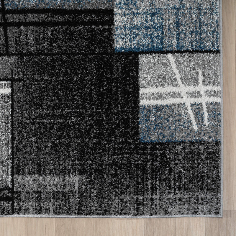 Shale laminated Blue Rug