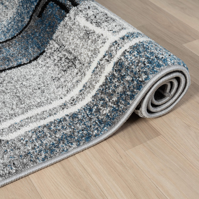 Shale laminated Blue Rug