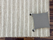 Alpha Arrow Strip Beige Rug