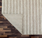 Alpha Arrow Strip Beige Rug
