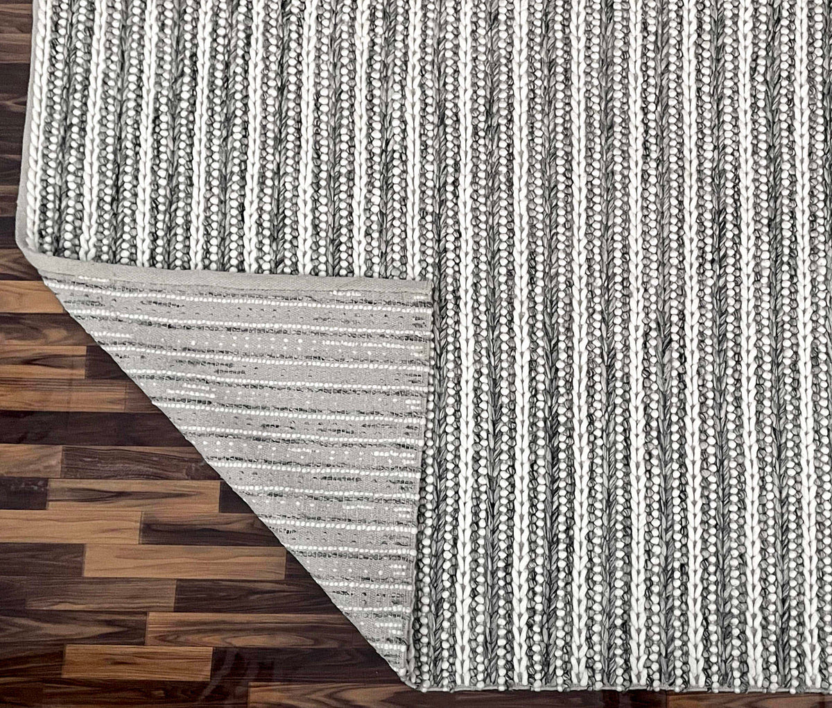 Alpha04 Rug Alpha Arrow Strip Grey Rug — SydneyRugsOnline