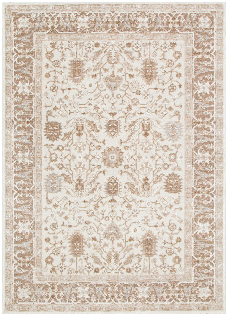 Mesa Oriental Border Beige Rug