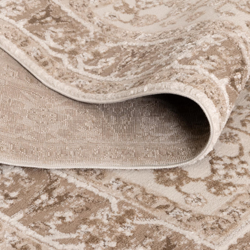 Mesa Oriental Border Brown Rug