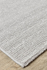 Relief Angelite Grey Runner Rug
