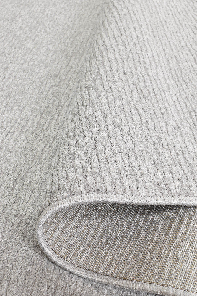 Relief Angelite Grey Runner Rug