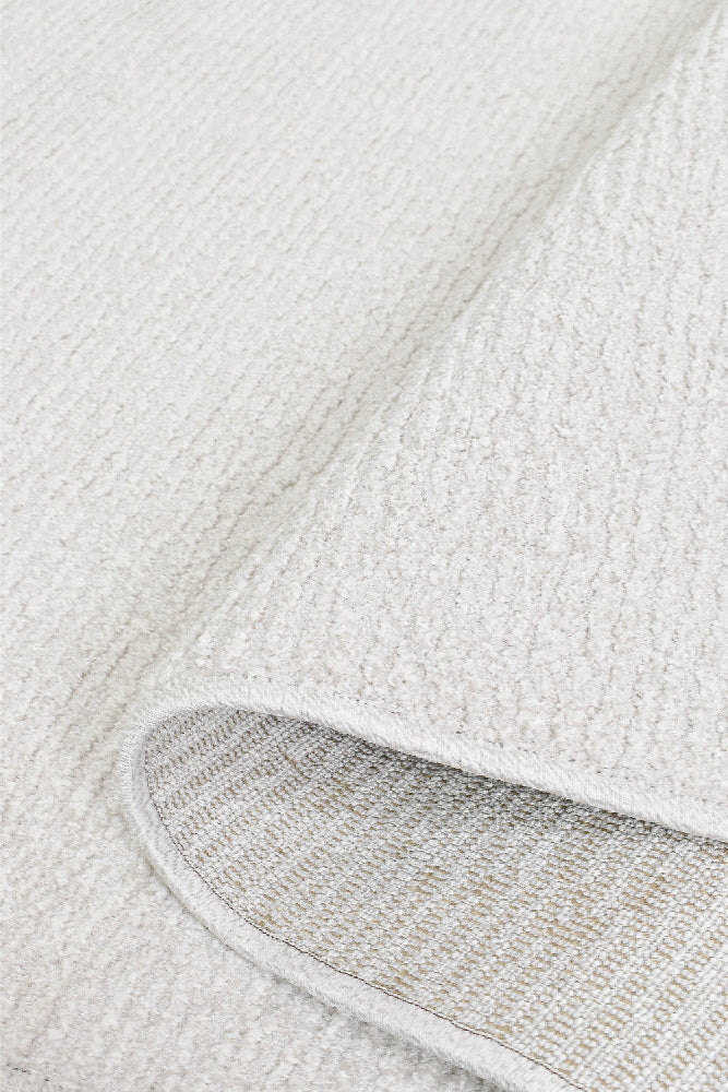 Relief Jade White Runner Rug