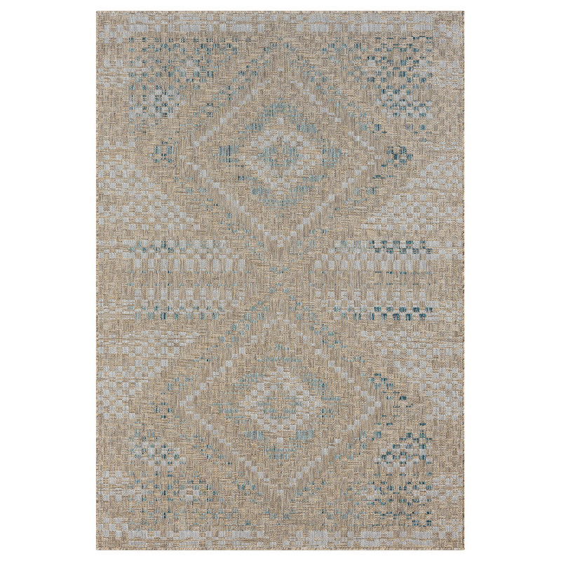 Exterior Medal Ash Blue Rug