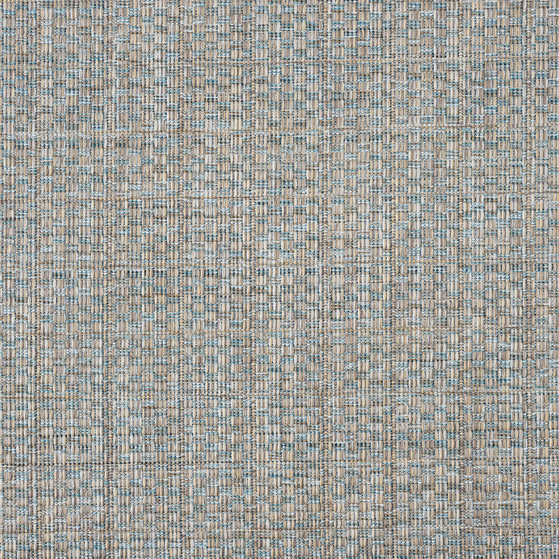 Exterior Plain Border Blue Rug