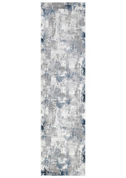 Sultana Infinite Navy Grey Runner Rug