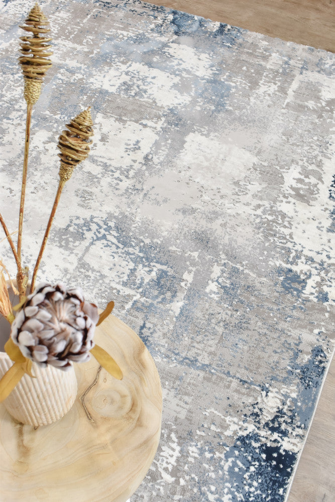 Sultana Infinite Navy Grey Rug