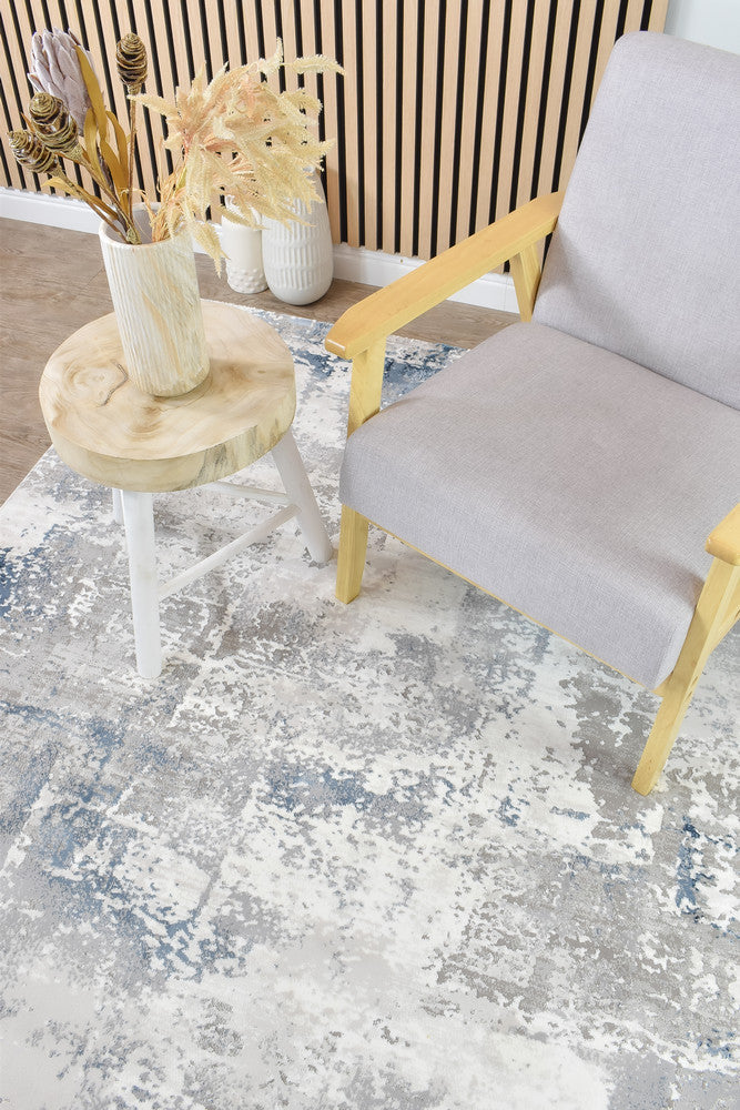 Sultana Infinite Navy Grey Rug