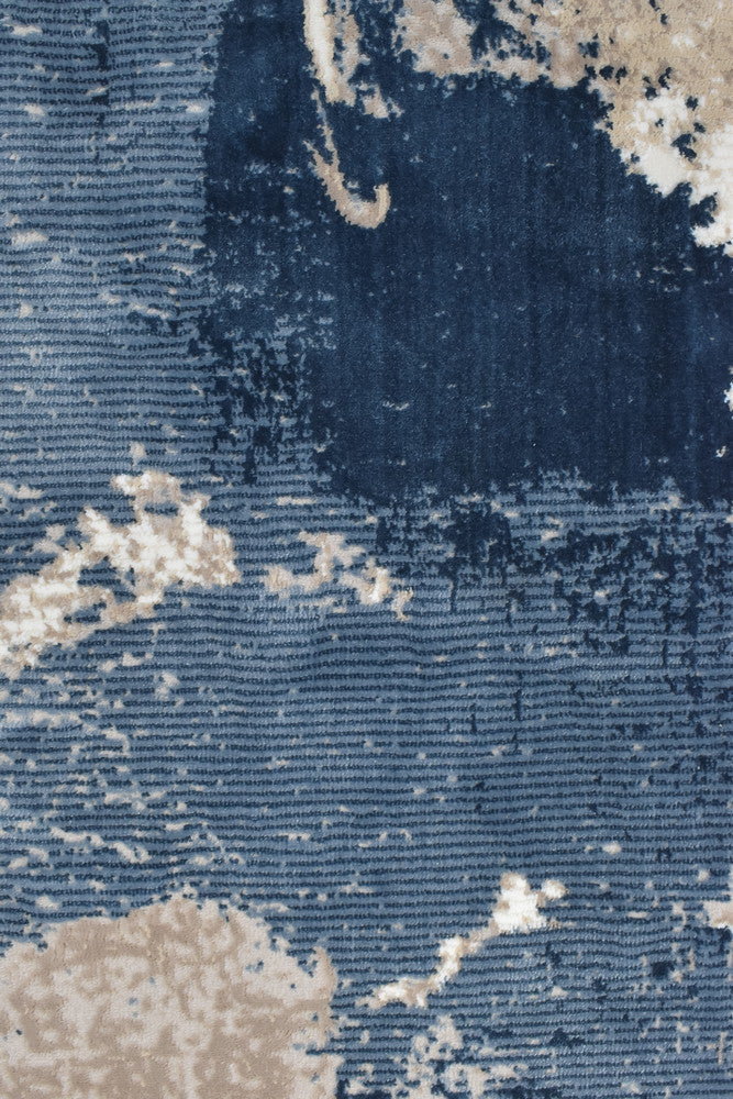 Sultana Dateless Navy Beige Rug
