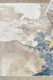 Sultana Dateless Navy Beige Rug