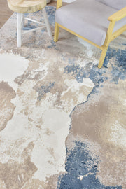 Sultana Dateless Navy Beige Rug