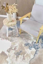 Sultana Dateless Navy Beige Rug