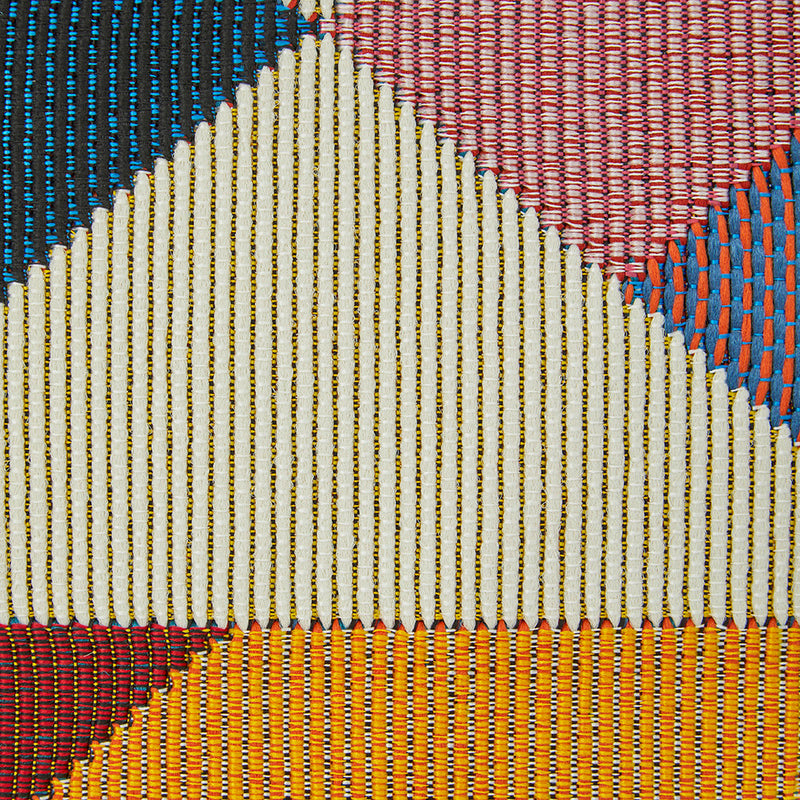 Rectangular Prism Rug Indoor / out door rug ,Rectangle flatweave Rug , Multi colour patterns ...