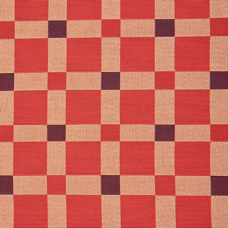 Terra Square Pattern Pink Rug