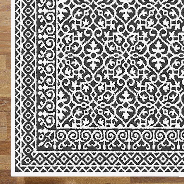 Basing Posy Grey Runner Rug