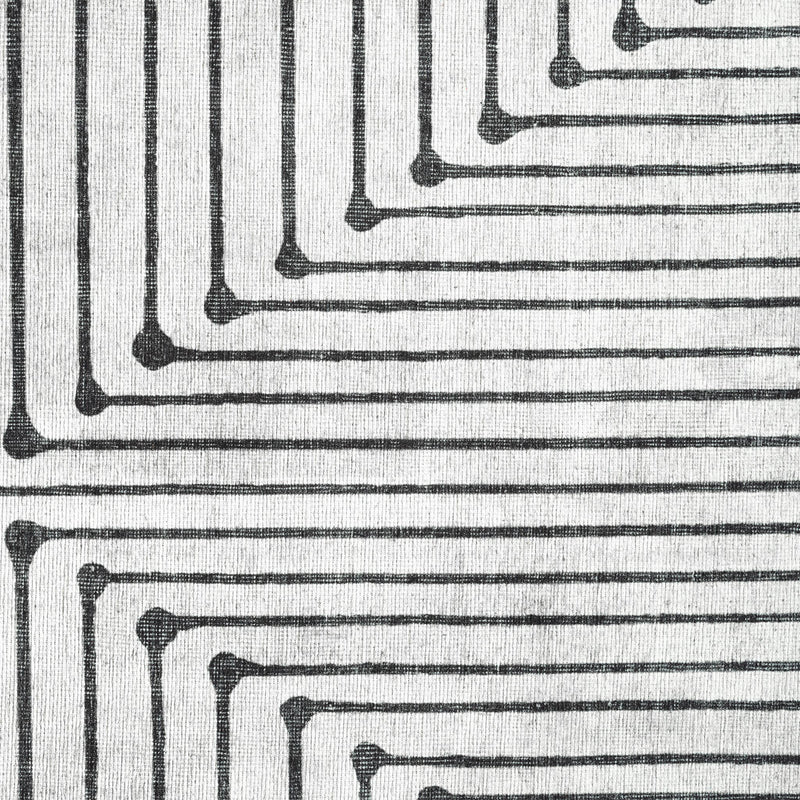 Retro Triangle Stone Runner Rug