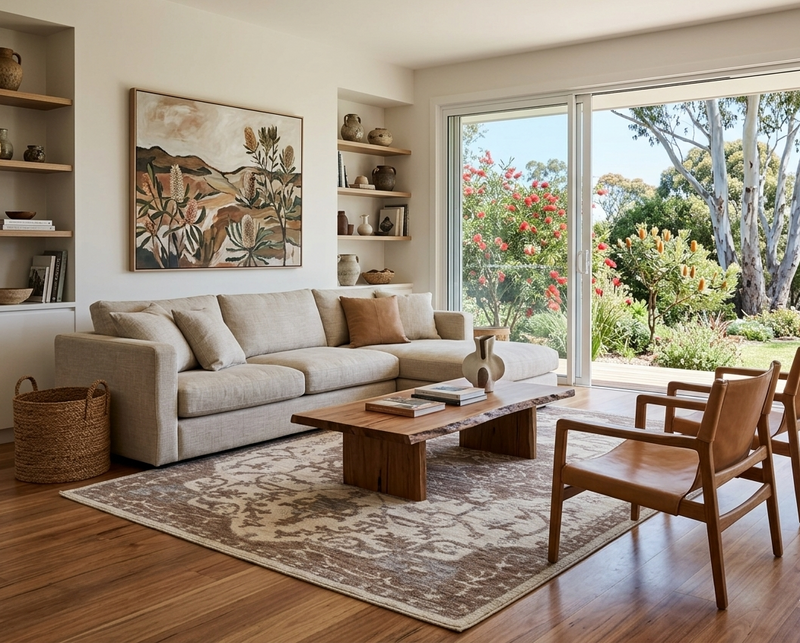 Vista Medallion Ivory Beige Rug