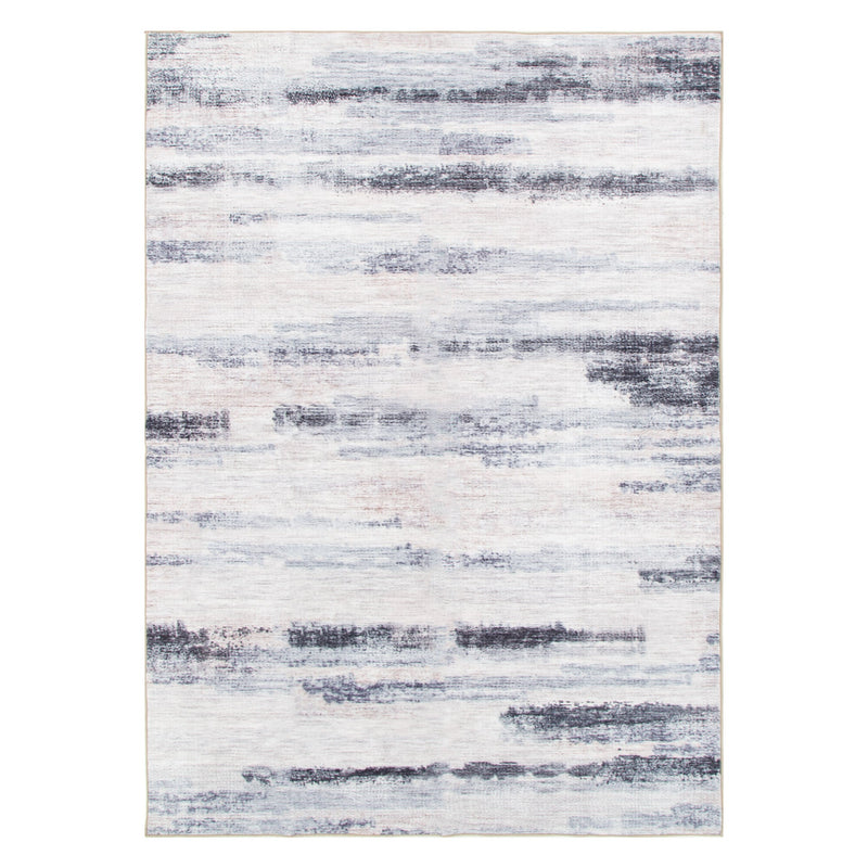 Machine Washable Modern rug Blue